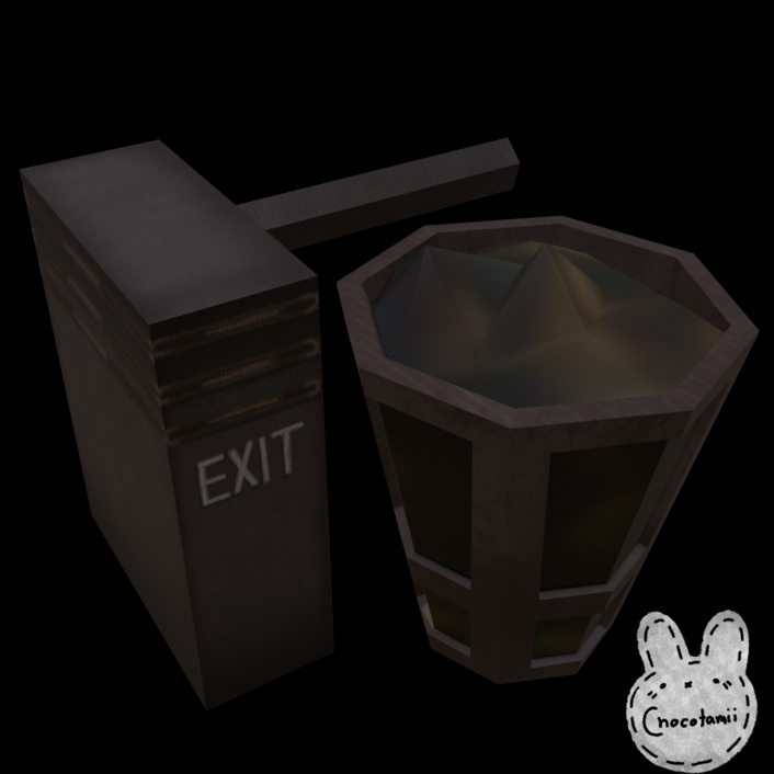 Turnstile and trashcan in Graffiti Wars