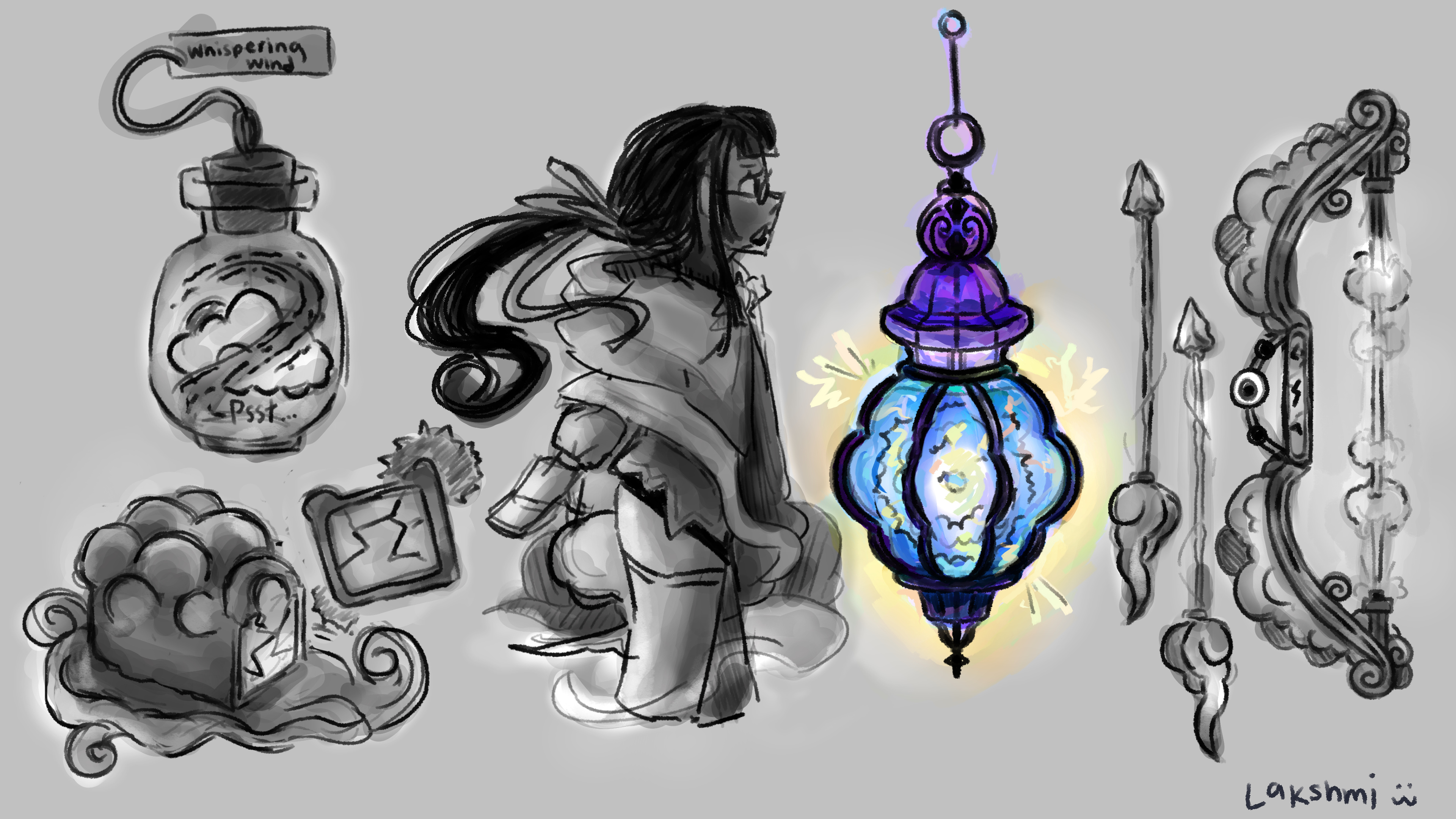 Magical items concept